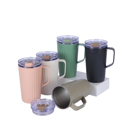 350 ML double wall stainless steel vacuum cup with 304 s/s inner, 201 s/s outer with paint coating